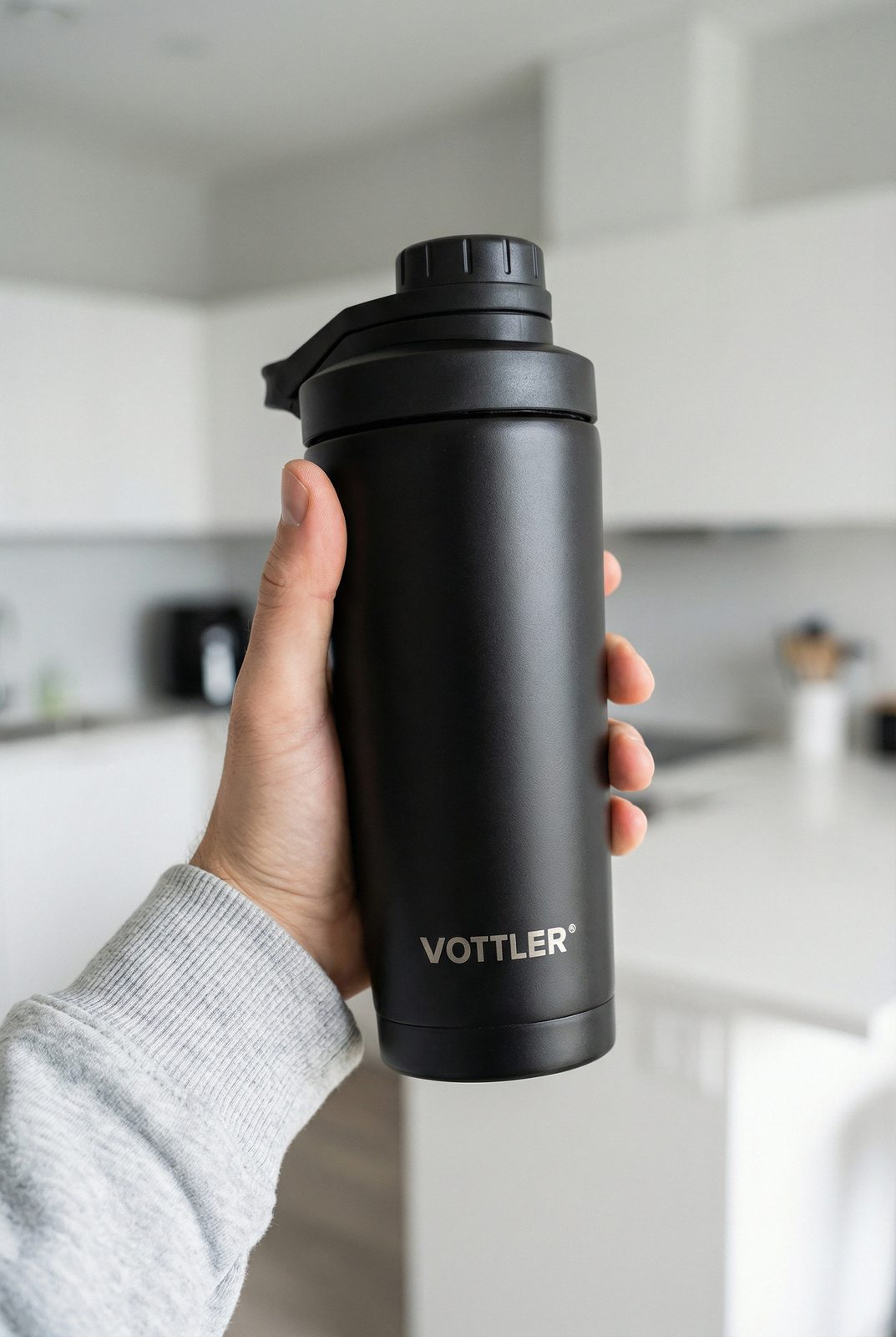 Термошейкер VOTTLER 600 мл, черный