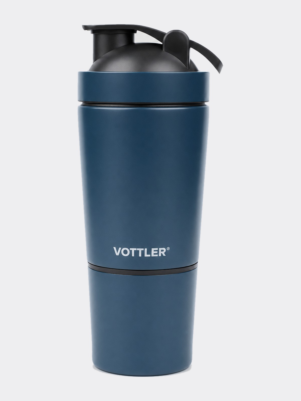 Шейкер металлический VOTTLER 600 мл, серый