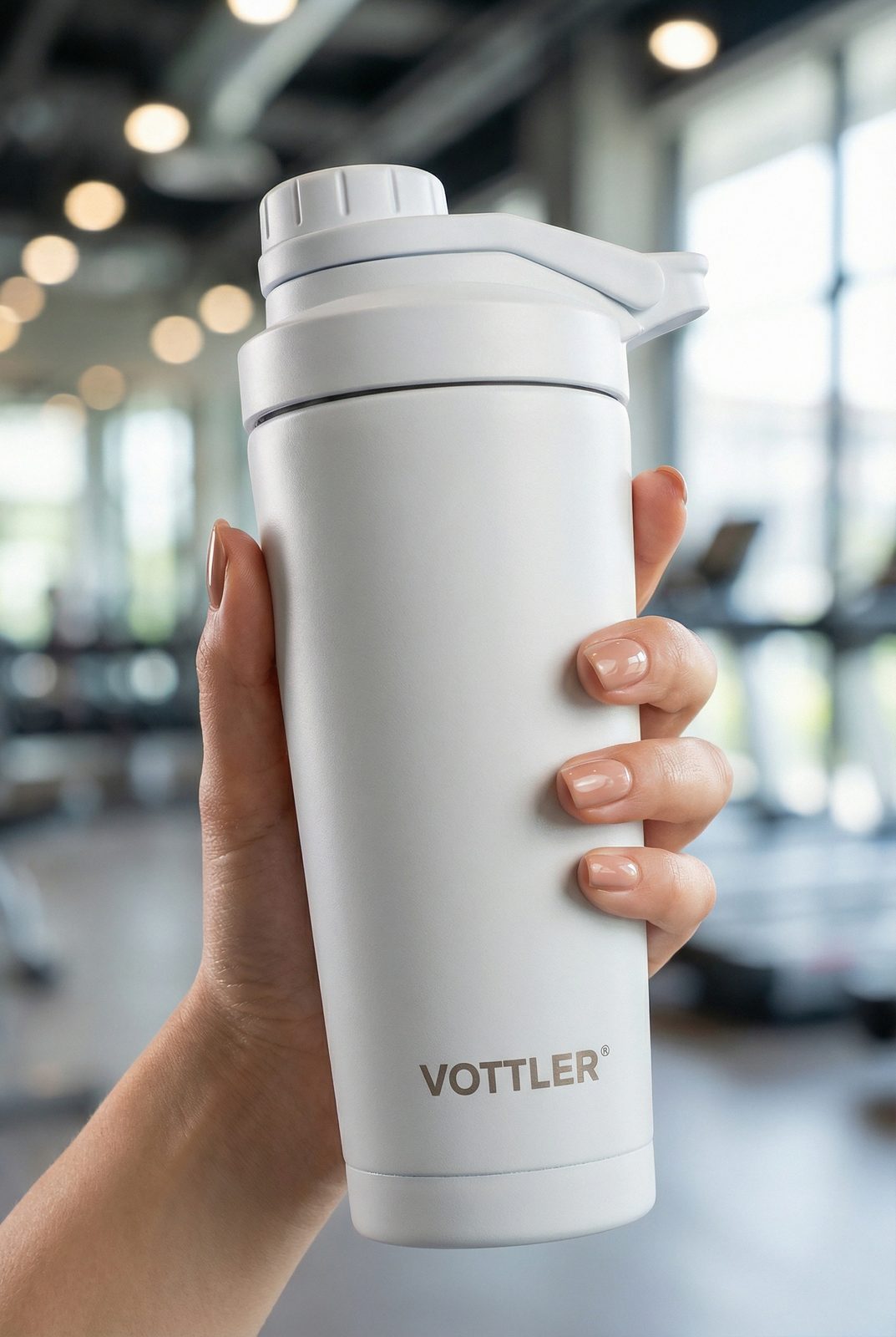 Термошейкер VOTTLER 600 мл, белый